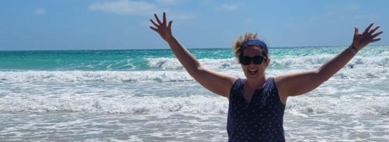 What Kelly is laughing about
